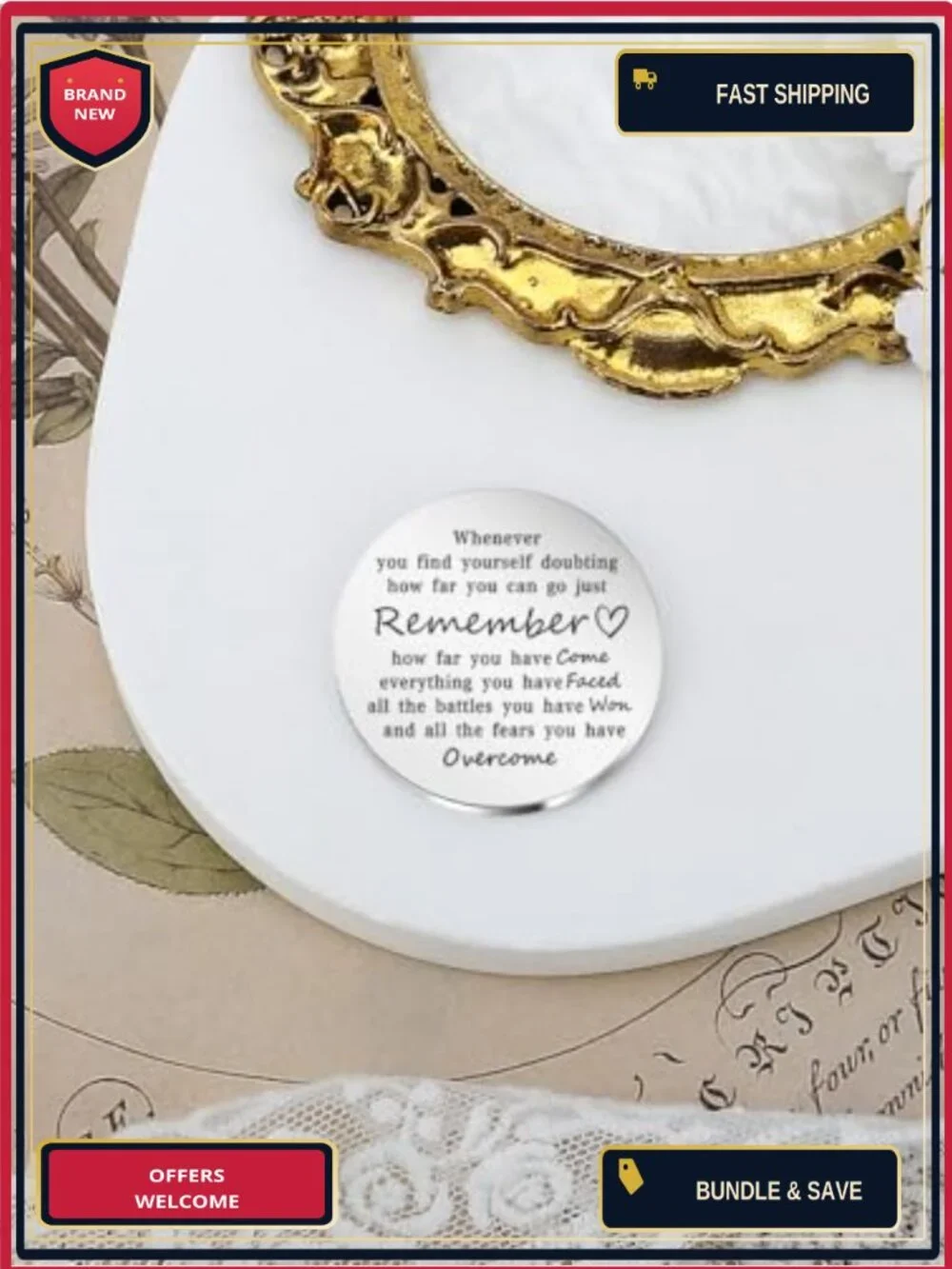 Pocket Hug Gift Set for Her Him – Thinking of You Encouragement Cards